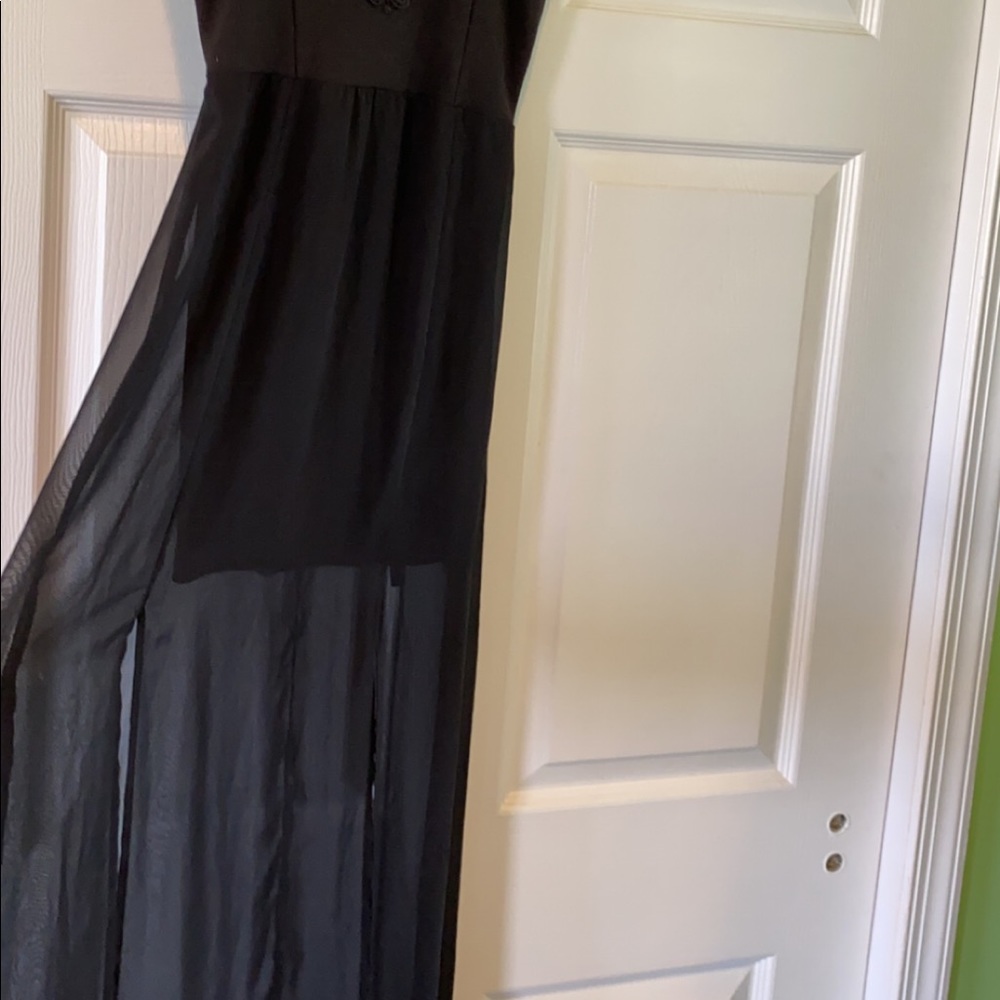 Black romper / jump suit size small - Picture 2 of 2
